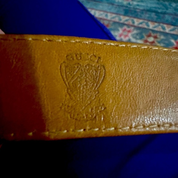 Vintage GUCCI Logo Belt size 75 or 24/0 XS - Picture 13 of 16